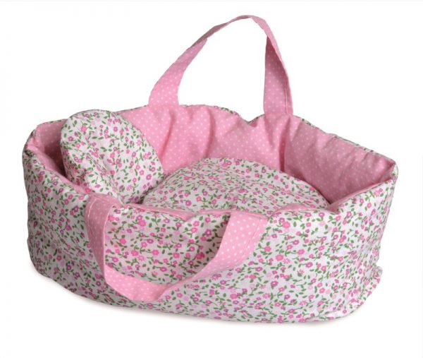 Egmont Large Soft Carry Cot with Flowers