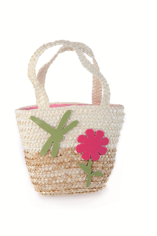 Shopping Bag - Natural with Dragonfly
