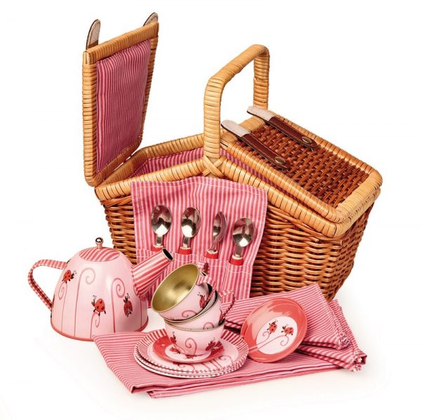 Egmont Tin Teaset - Ladybug in Basket