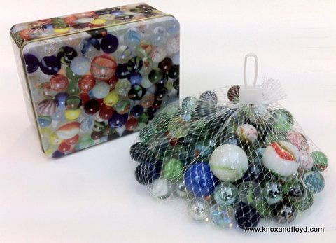 MARBLES - TINS OF 800 GRAM WEIGHT
