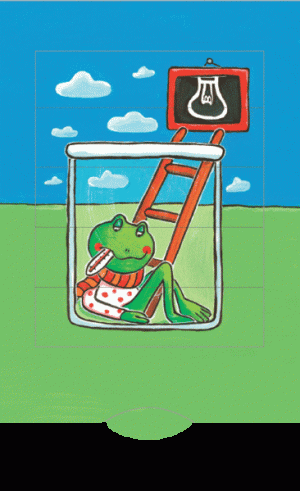 Barenpresse 2-Way Card Frog