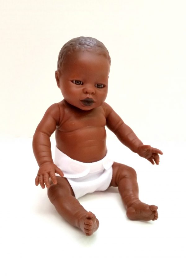 TINY BABY – BLACK GIRL 30CM
